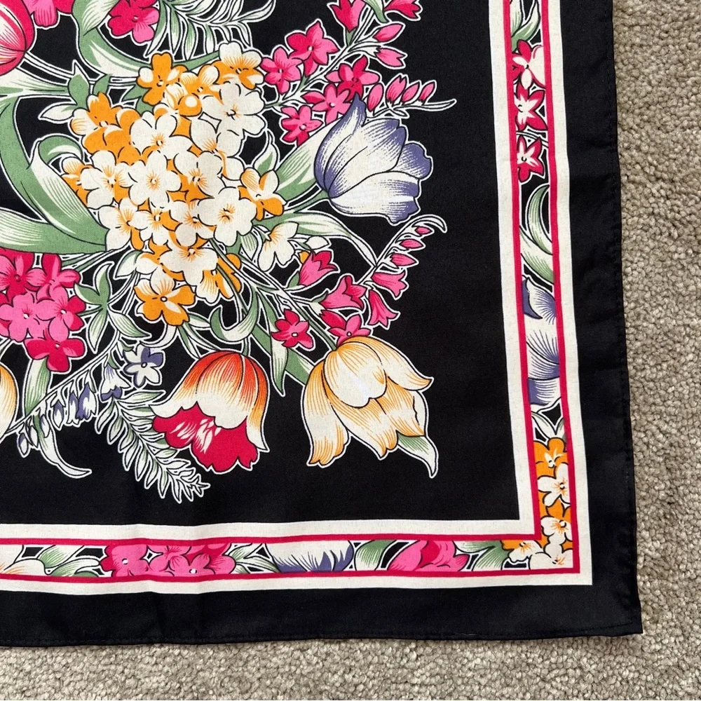 Beautiful floral printed scarf